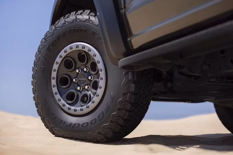 Tất cả các tính năng mới tốt nhất đều được trang bị trên hai phiên bản Raptor và Raptor R. Ford F-150 phiên bản Raptor 2024 trang bị giảm xóc van kép (dual-valve) và cản trước có thể tùy chỉnh là tùy chọn.