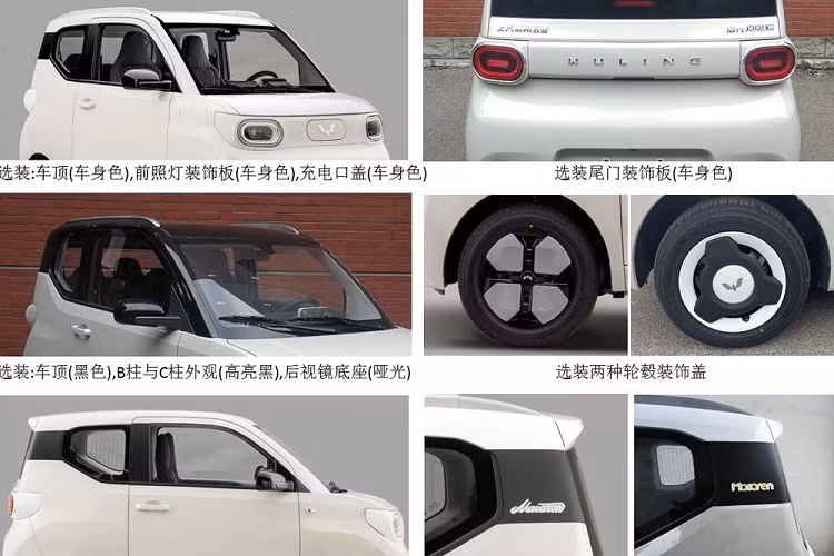 Theo đó, Wuling Hongguang Mini EV 2024 mới thay đổi đáng kể về mặt thiết kế ngoại thất với thiết kế đầu xe đơn giản. Tại đây, chúng ta sẽ bắt gặp cụm đèn pha hình bầu dục tròn trịa hơn và cổng sạc nằm chính giữa đầu xe. Trong khi đó, logo tích hợp đèn LED âm của hãng Wuling trên nắp cổng sạc đã biến mất. Dải đèn LED âm ở hai bên cổng sạc cũng không còn xuất hiện trên phiên bản mới.