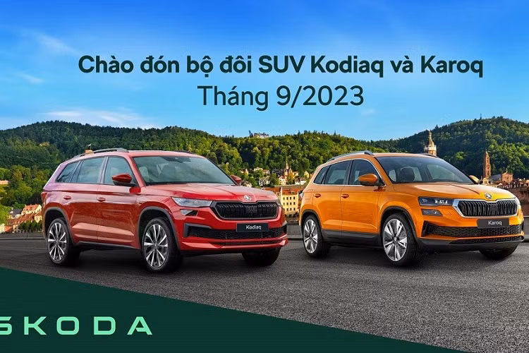 Theo kế hoạch, vào tháng 9 năm nay, thương hiệu Skoda của Cộng hòa Séc sẽ chính thức ra mắt thị trường Việt Nam. 2 mẫu xe đầu tiên mà Skoda giới thiệu ở thị trường Việt Nam là Karoq và Kodiaq. Tuy thời điểm xe ra mắt chưa đến nhưng nhân viên tư vấn bán hàng tại đại lý đã bất ngờ hé lộ số phiên bản và giá bán Skoda Karoq 2023. Theo đó, mẫu SUV cỡ C này sẽ có 2 phiên bản là Ambition 1.4 TSI Turbo và Style 1.4 TSI Turbo.