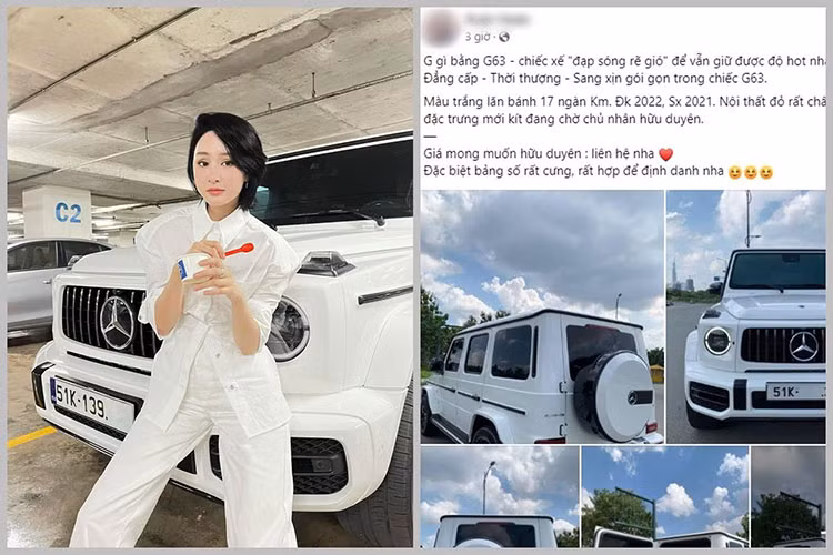 Mới đây, thông tin về việc Hiền Hồ rao bán Mercedes-AMG G63 hạng sang của mình chỉ sau gần 2 năm sở hữu đã nhanh chóng thu hút sự quan tâm của giới truyền thông cũng như cộng đồng mạng.