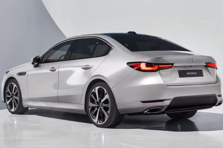 Những đường nét trong bản phác thảo đã khiến chiếc Mazda6 thế hệ mới trở nên lịch lãm và đạo mạo hơn. Đường nét vuông vức pha trộn ngôn ngữ Kodo là điểm nhấn cho tổng thể. Các chi tiết được làm mới như cản trước, đèn pha, khe gió, lưới tản nhiệt. Cụm đèn hậu cũng được tạo hình lại tinh tế hơn.