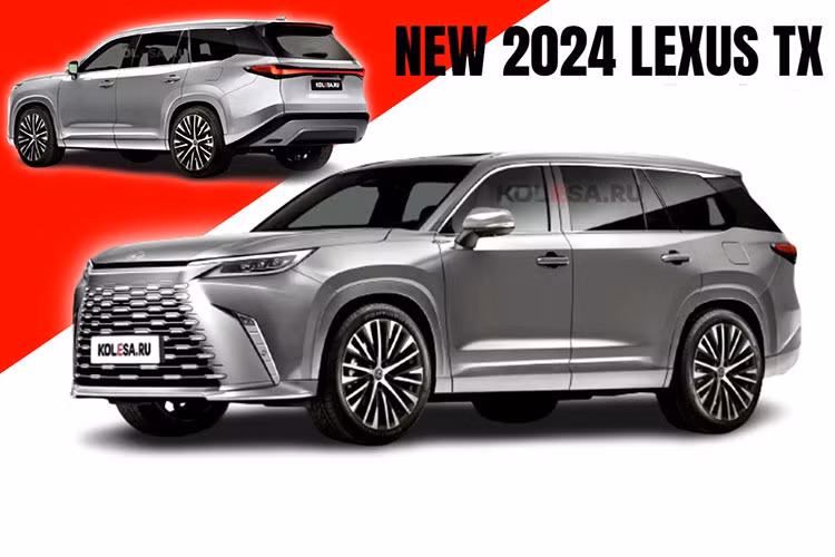 Lexus TX350 2024 hạng sang có thể sẽ được trang bị động cơ xăng 4 xi-lanh, dung tích 2.4L của Toyota Grand Highlander. Khi có mặt trên thị trường, Lexus TX 2024 sẽ là đối thủ của BMW X7 và Mercedes-Benz GLS.