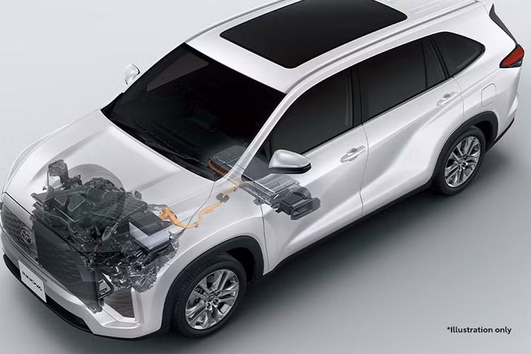 Động cơ này kết hợp với mô-tơ điện mạnh 113 mã lực và 206 Nm. Nhờ đó, Toyota Innova Hybrid 2023 có tổng công suất 186 mã lực.