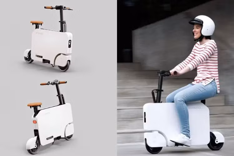 Ưu điểm nổi bật của Honda Motocompacto chính là khả năng gập gọn như một chiếc vali xách tay để có thể xếp chồng lên nhau, mang lên ôtô hay các phương tiện công cộng. Xe có kích thước dài x rộng x cao (cm) là 97 x 44 x 89, lúc gập lại kích thước này chỉ còn 74 x 9 x 54, chiều cao yên 62 cm, trục cơ sở 74 cm.