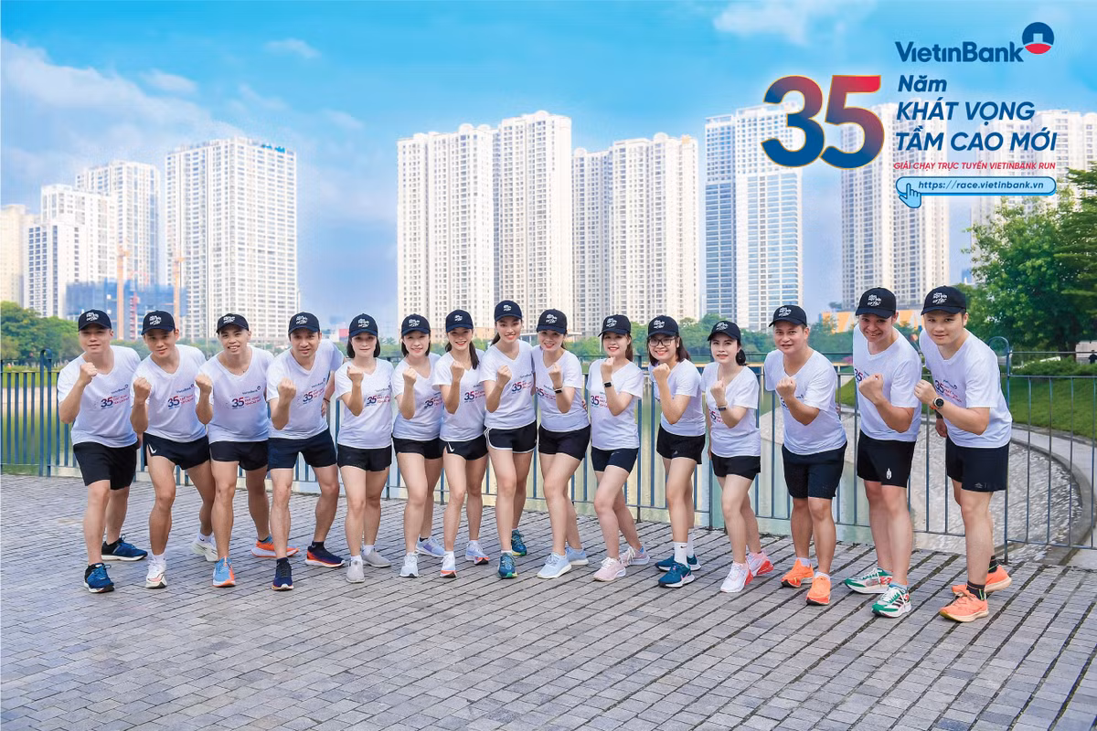 VietinBank to chuc Giai chay truc tuyen “35 nam Khat vong tam cao moi”