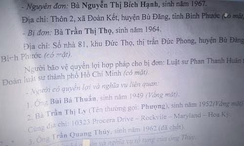 Toa dua ca nguoi chet vao tham gia to tung