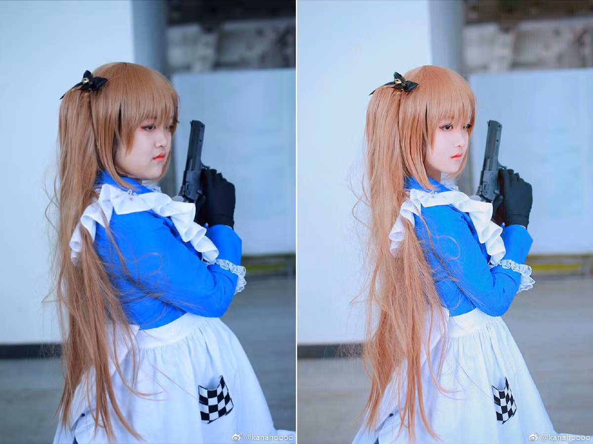Cosplayer này đã lột xác hoàn toàn, trở thành một "nữ thần truyện tranh" đúng như mong muốn nhờ phần mềm photoshop. (Nguồn Youthwant).