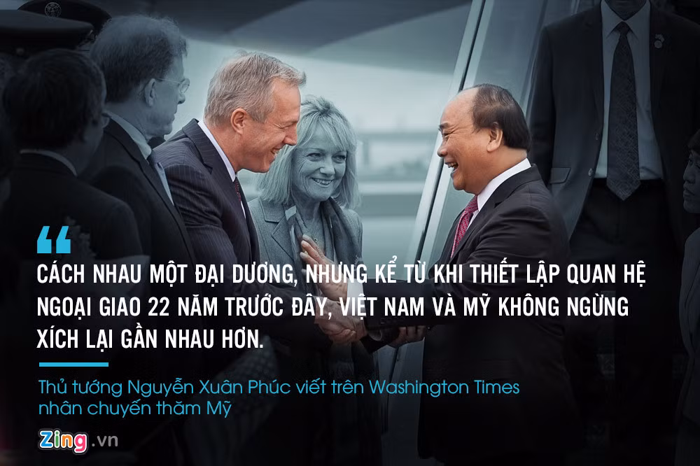 Nhung phat ngon an tuong cua Thu tuong trong chuyen tham My