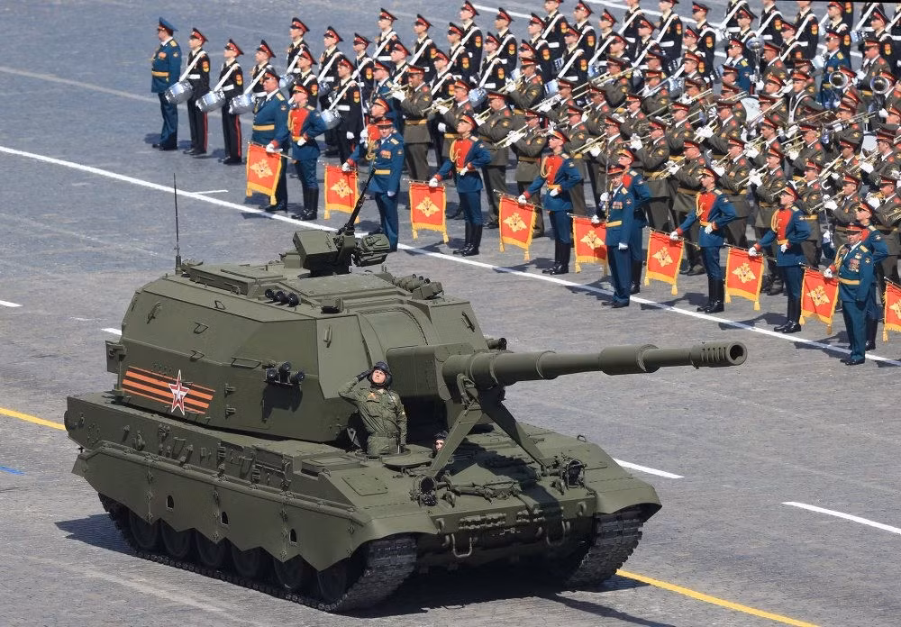Pháo tự hành 2S35 Koalitsiya-SV.