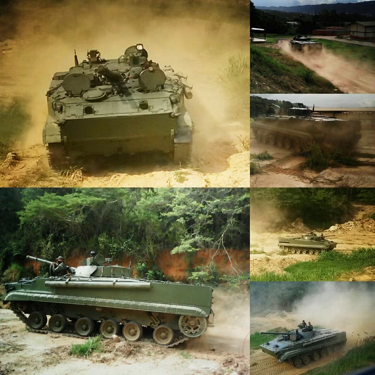 Venezuela nhập khẩu khoảng 130 chiếc BMP-3M, nhận bàn giao vào năm 2011. Đây được coi là phiên bản tiêu chuẩn của dòng BMP-3 với tháp pháo 100mm tích hợp bắn tên lửa chống tăng qua nòng pháo chính. Nguồn ảnh: Otvaga