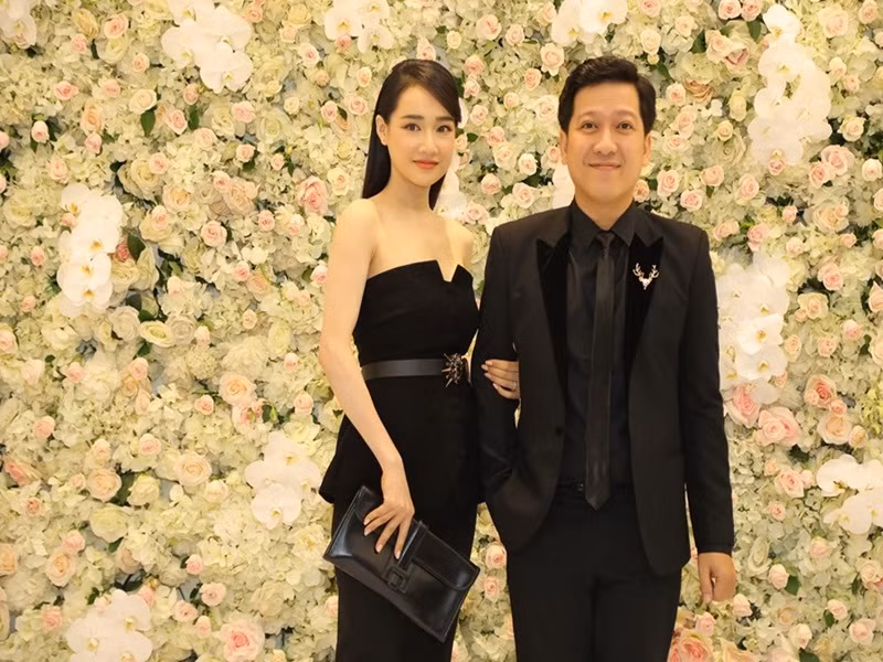 Trường Giang - Nhã Phương từng dự đám cưới của Nhất Trung. Ảnh: Yan