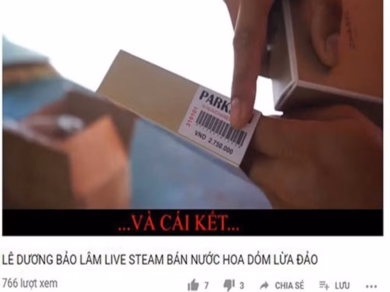 Từ khi bước chân vào showbiz, không ít lần Lê Dương Bảo Lâm vướng ồn ào. Tháng 6/2019, trên Youtube, một người đàn ông quay clip tố nam diễn viên hài bán nước hoa dởm. Phía Lê Dương Bảo Lâm không lên tiếng.