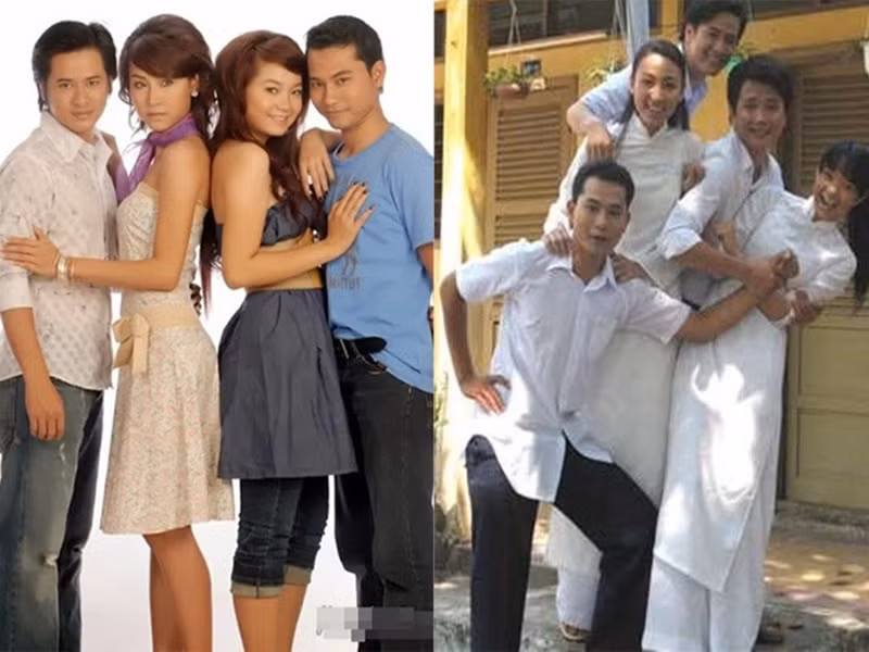 Huỳnh Đông bắt đầu nổi tiếng khi tham gia bộ phim “Gọi giấc mơ về” năm 2007. Nam diễn viên vào vai Quân - cậu học sinh cá biệt, bươn trải từ sớm và thầm thương trộm nhớ cô bạn thân Phi Phụng. Ảnh: Thế giới trẻ