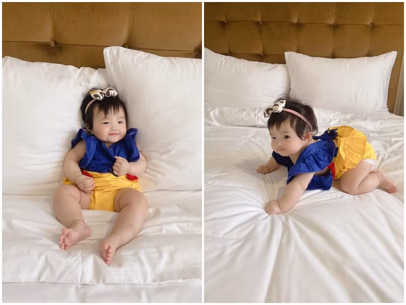Trên trang cá nhân, Đông Nhi - Ông Cao Thắng vừa chia sẻ loạt ảnh đáng yêu của cô con gái đầu lòng - bé Winnie trong trang phục nàng Bạch Tuyết.