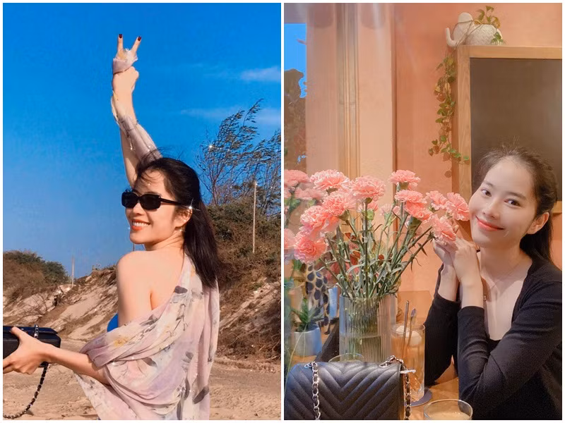 Trong thời gian qua, Nam Em thường xuyên đăng tải hình ảnh rạng rỡ.