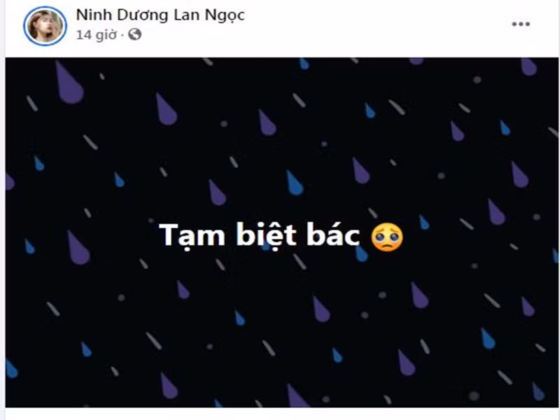 Ninh Dương Lan Ngọc bày tỏ sự tiếc thương khi biết tin mẹ đẻ của Chi Dân qua đời.