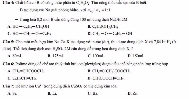 De thi thu THPT quoc gia 2015 mon Hoa truong HN-Amsterdam va dap an-Hinh-2
