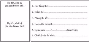 Lưu ý quan trọng khi tô bài thi trắc nghiệm trong kỳ thi THPT quốc gia Luu y quan trong khi to bai thi trac nghiem trong ky thi THPT quoc gia