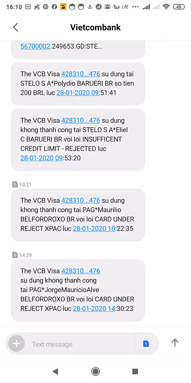 Nhiều khách hàng tố Vietcombank dính lỗi bảo mật hàng loạt - Hình 2 Nhieu khach hang to Vietcombank dinh loi bao mat hang loat-Hinh-2