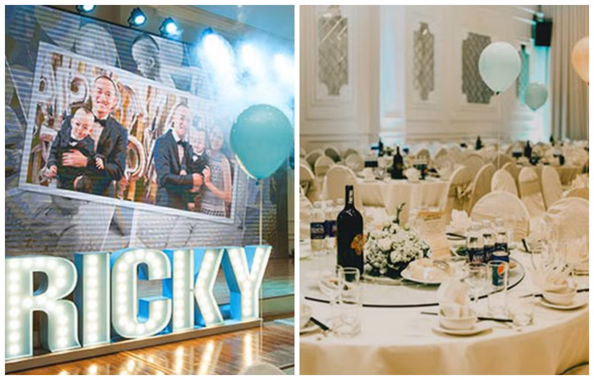Tiệc sinh nhật của Ricky to như đám cưới với số lượng khách mời lên đến vài trăm người.