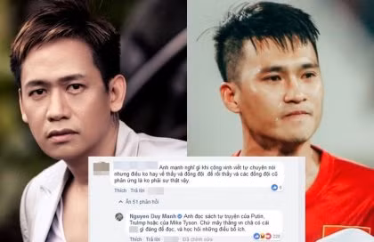Nam ca sĩ sau đó phân trần: “Thử xem ở Việt Nam ai viết tự truyện đáng để đọc, hay chỉ kể lể nói xấu người khác để tôn mình lên. Bởi vậy, nên Duy Mạnh chỉ chọn tự truyện của những vĩ nhân thế giới, may ra còn học hỏi được nhiều điều. Giống như anh cũng chỉ học nhạc và sách nhạc của nước ngoài vì không muốn học nhạc của những người thợ nhạc giống mình”.