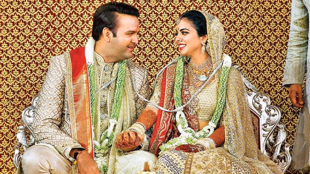 Đám cưới xa hoa trị giá hơn 100 triệu USD của Isha Ambani vào cuối năm 2018 được ví như "đám cưới hoàng gia”.