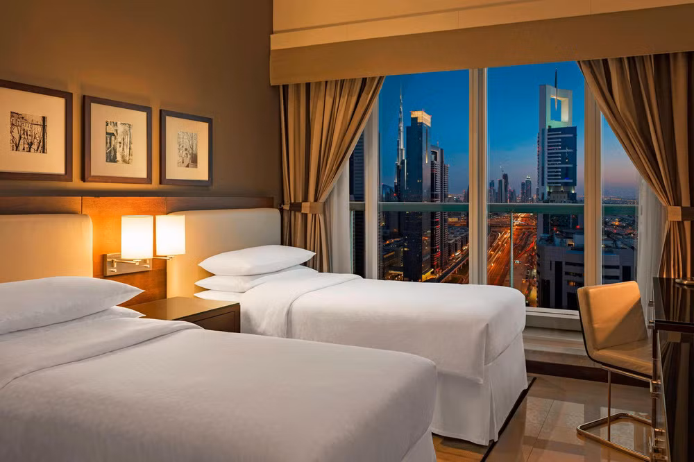 Trong đó, sang trong nhất là Phòng Suite Tổng Thống với 2 phòng ngủ, phòng Phó Tổng thống, phòng Business Suite, Executive 1 giường King, phòng Deluxe 1 giường King, Classic room 2 giường Queen và Classic Room 1 giường King. Ảnh: Angoda