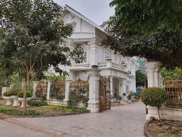 Ngôi nhà mà đại gia Nguyễn Văn Thành (Hải Dương) đang sở hữu nổi bật với phong cách thiết kế tân cổ điển châu Âu. Ảnh: Nhadautu