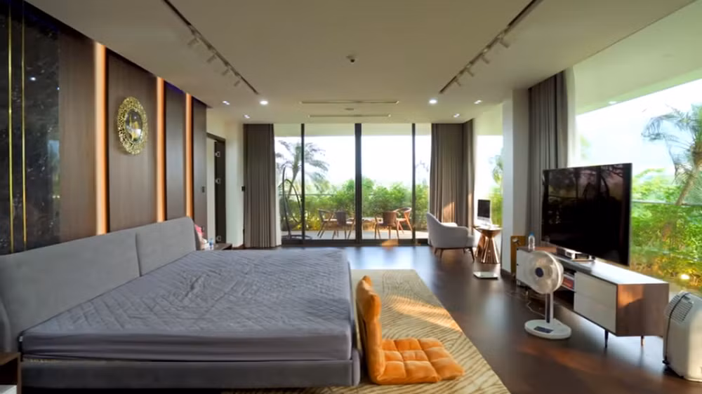 Khu vực xông hơi, tắm trắng đúng chất nghỉ dưỡng. Nguồn ảnh: chụp màn hình Nhato