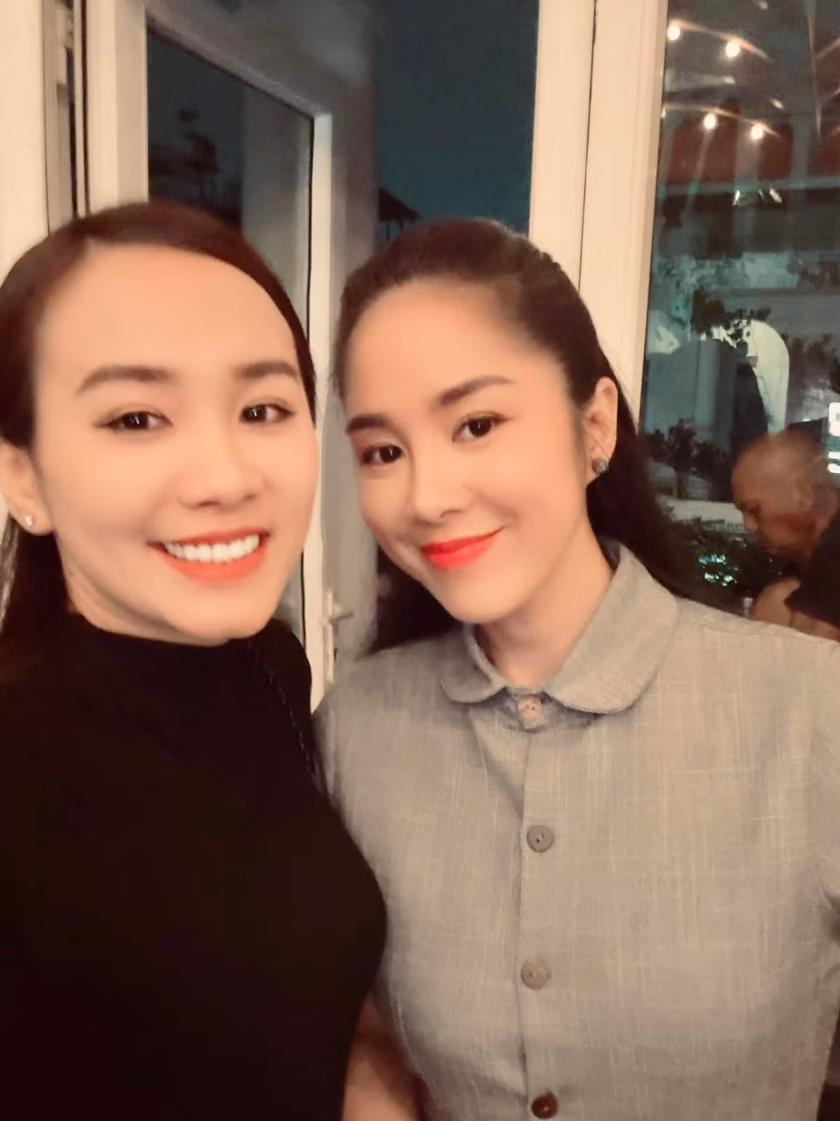 Tham gia phim "Bóng ma hạnh phúc" cùng diễn viên Lê Phương, Ngọc Thiện đóng vai một nữ biên tập viên.