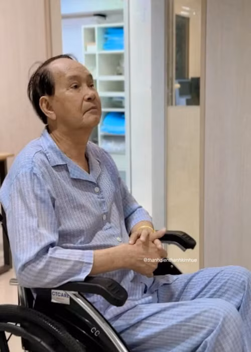 Nam nghệ sĩ không tiết lộ bệnh tình cụ thể của mình. Ảnh: FBNV.