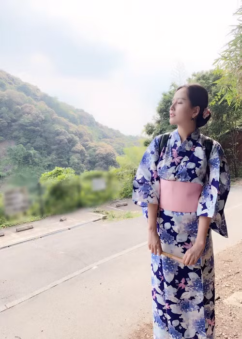 Nàng hậu đăng hình ảnh du lịch Nhật Bản cách đây ít năm. Ảnh: FB Mai Phương Thúy.