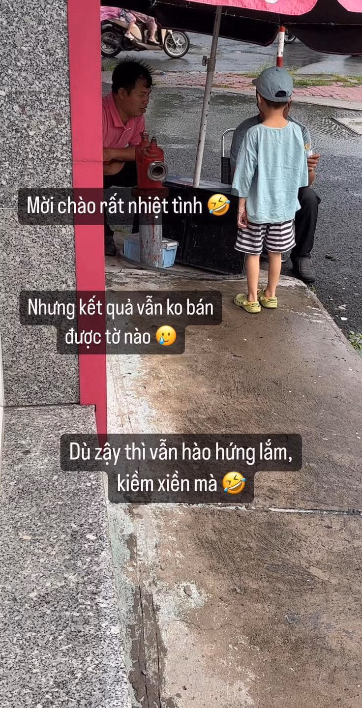 Cậu bé ban đầu vô cùng hào hứng, tuy nhiên kết quả mang lại không mấy khả quan.