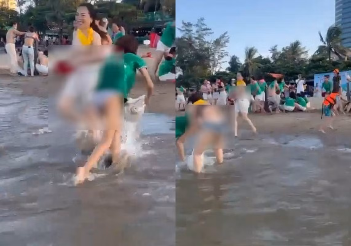 Hành động phản cảm của nhóm du khách bị cộng đồng lên án, yêu cầu cơ quan chức năng vào cuộc xác minh, xử lý.