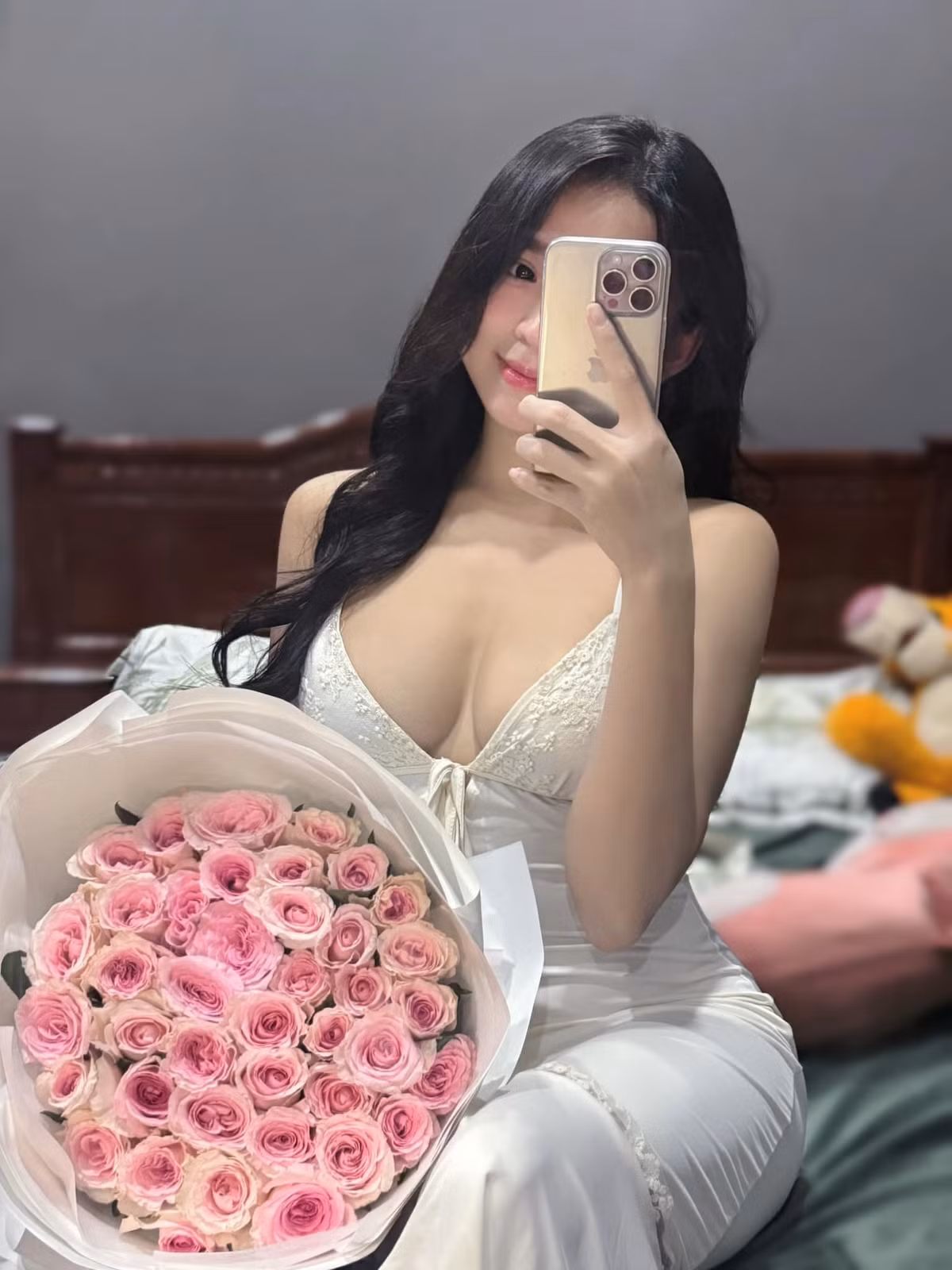 Nhan sắc ngọt ngào của cô nàng khiến người đối diện xao xuyến. (Ảnh:FBNV)