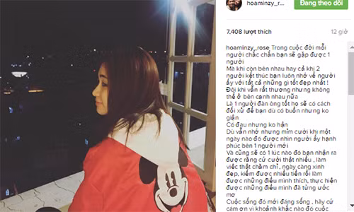 Ca si Hoa Minzy thuc su chia tay Cong Phuong