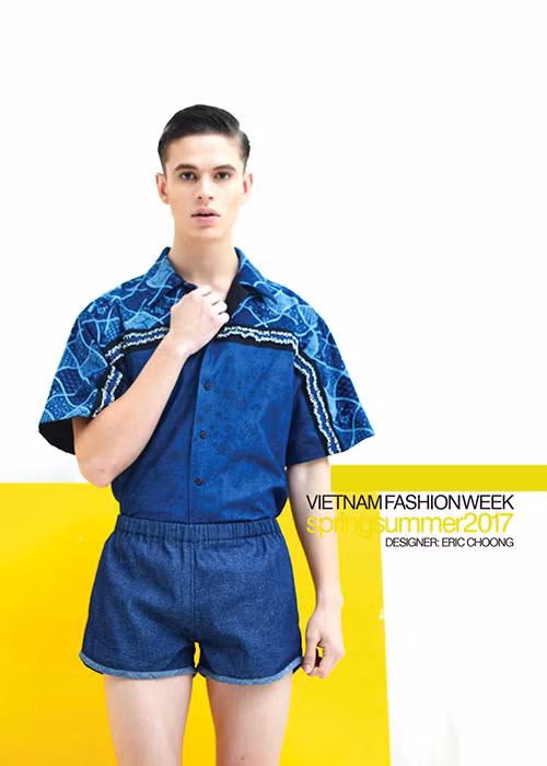 NTK ngoại quốc còn lại tham dự Tuần lễ Thời trang Việt Nam Xuân Hè 2017 là Eric Choong - người đến Malaysia. 