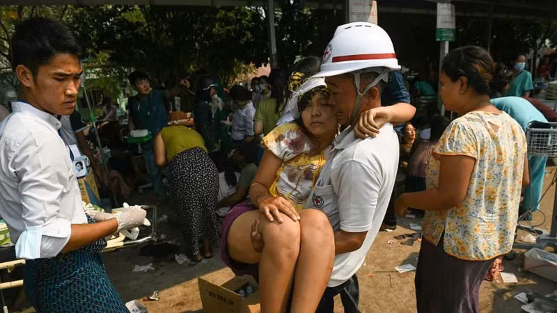 Tham hoa dong dat o Myanmar: Thuong vong tang len hon 2.300 nguoi