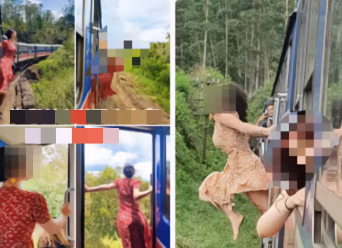 Một ngày sau khi vụ tai nạn xảy ra, Đại sứ quán Trung Quốc tại Sri Lanka đã ra thông báo trên trang web, nhắc nhở du khách "tránh xa cửa tàu và không được nhoài người ra khỏi tàu để chụp ảnh". Ảnh: 163.com.