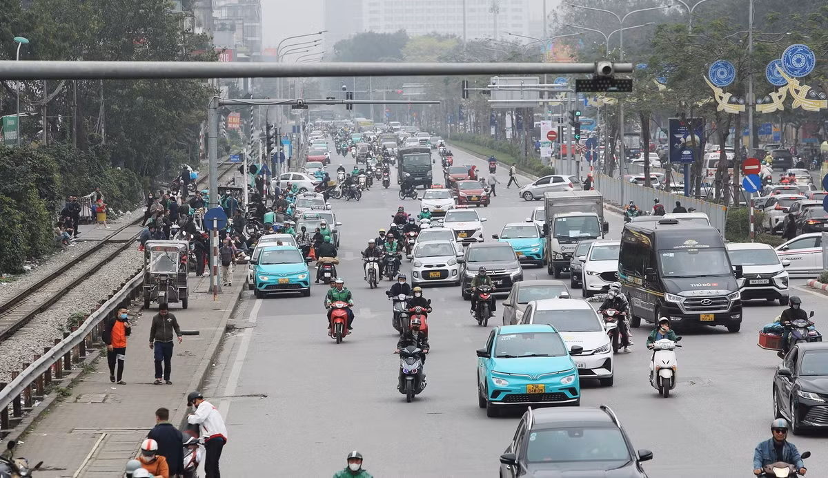 Tuyen pho nao o Ha Noi tai xe 