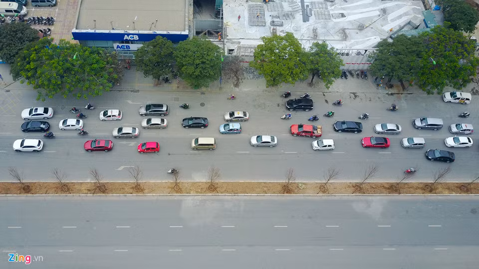 Khoảng cách giữa mỗi cây là 3 m.