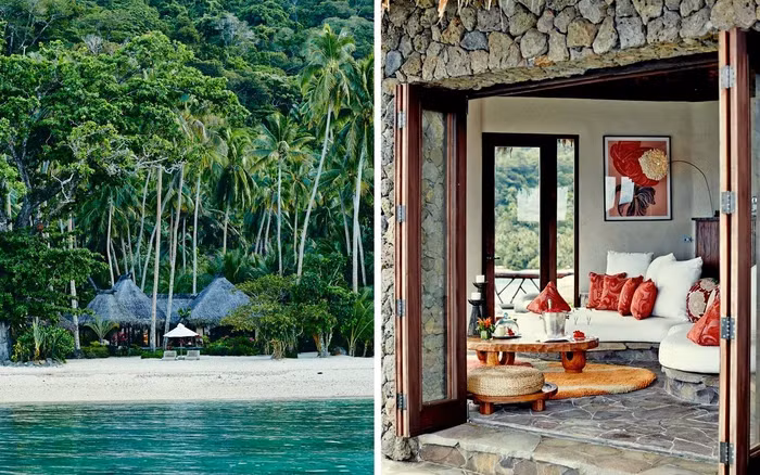 Biệt thự Hilltop, Đảo Laucala, Fiji Trên đảo Laucala có một khu nghỉ mát riêng biệt Hilltop. Mỗi biệt thự có 3 phòng ngủ, vườn cây, hai bể bơi ngoài trời và có tầm nhìn ra phía quần đảo ngoài biển. Bạn sẽ có cơ hội trải nghiệm những dịch vụ sang trọng, tuyệt vời. Giá thuê biệt thự ở đây là 44.000 USD (hơn 1 tỷ đồng) mỗi đêm. Tuy nhiên, không phải ai cũng có thể nghỉ ngơi tại đây. Việc đặt phòng đòi hỏi sự chấp thuận của chủ sở hữu đảo.