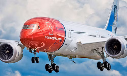 Máy bay của Norwegian Air.