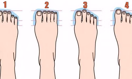 Ngón chân thứ 2 cao hơn những ngón còn lại: Người sở hữu bàn chân này thường có suy nghĩ lạc quan và có niềm tin vào cuộc sống. Những người này luôn tâm niệm, chỉ cần sống tốt, mọi thứ đều được thượng đế an bài.