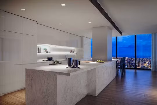 Gian bếp rộng ngút ngàn. Ảnh: ABC