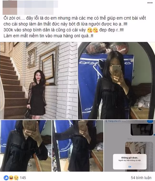 Dat mua hang online roi hot hoang khi nhan ve san pham