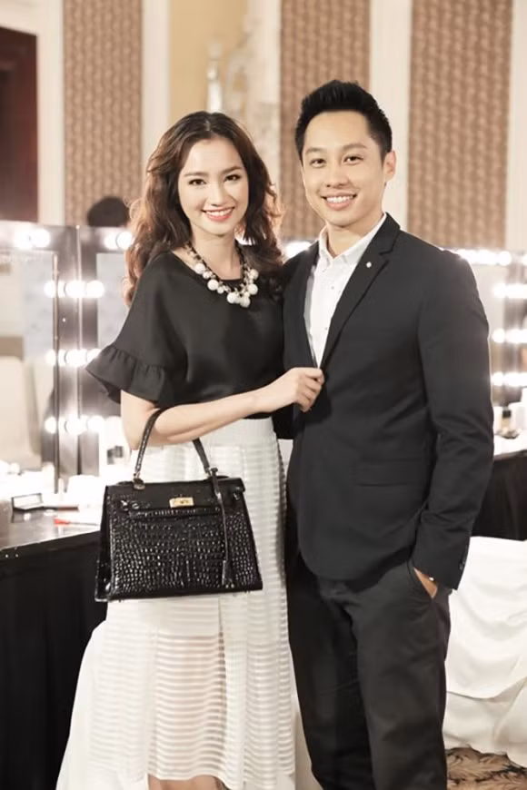 Dù chưa mang thai nhưng Trúc Diễm luôn được chồng yêu thương, chiều chuộng.