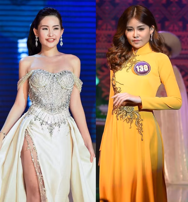 Lê Âu Ngân Anh - nhan sắc gây tranh cãi trong cuộc thi Hoa hậu Đại dương 2017.