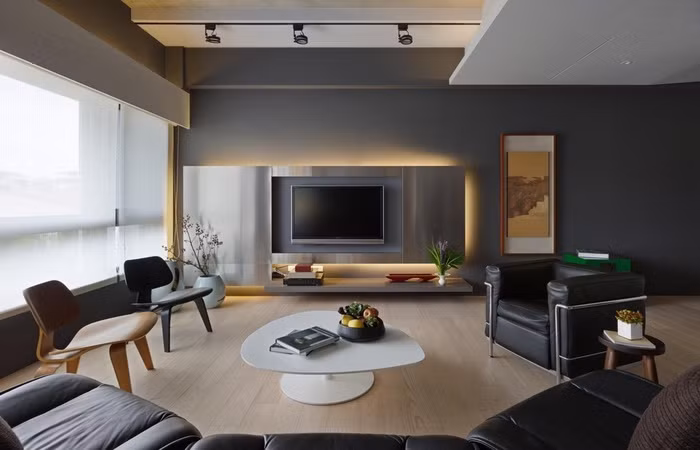 Tính năng phát sáng giúp kệ để TV thêm nổi bật và hút mắt.