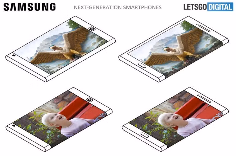 Bằng sáng chế của Samsung được công bố vào ngày 4 tháng 1 cho thấy một chiếc điện thoại thông minh có màn hình ở cả mặt sau của thiết bị. LetsGoDigital Bằng sáng chế của Samsung được công bố vào ngày 4 tháng 1 cho thấy một chiếc điện thoại thông minh có màn hình ở cả mặt sau của thiết bị. LetsGoDigital